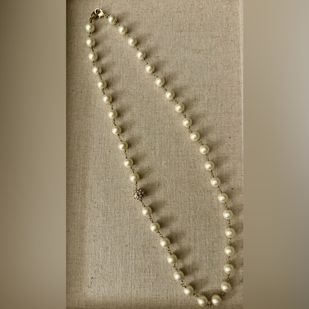 Stella & Dot (Retired) Rhinestone & Bead Necklace